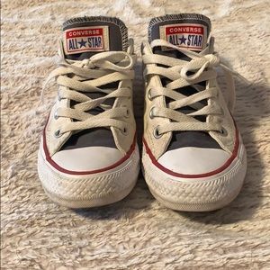 Custom white Converse